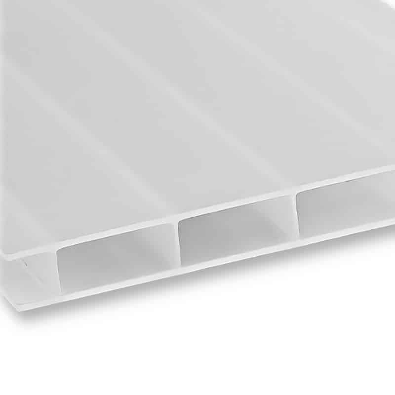 Kanaalplaten 16 mm acrylglas opaal wit 16/32 structuur