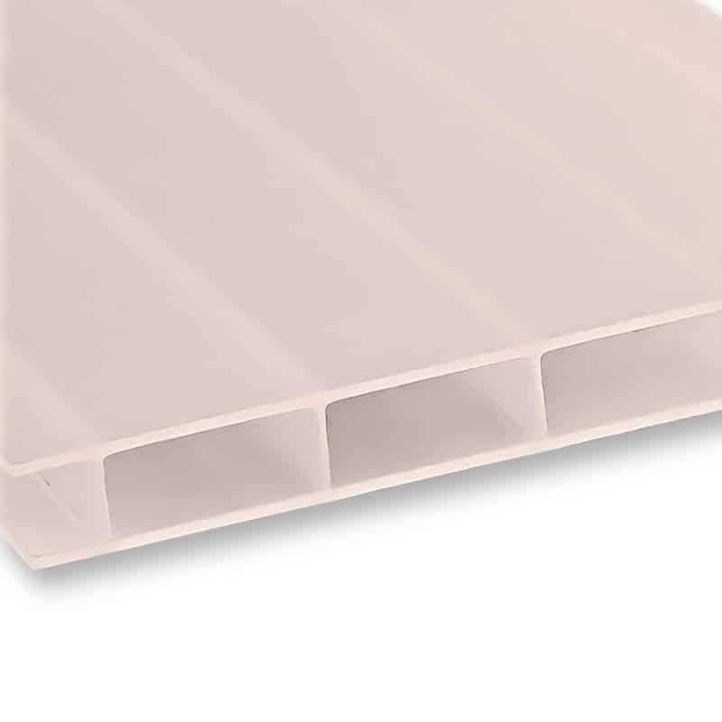 Acrylglas kanaalplaten 16 mm Sunstop Sky 16/32 structuur (Plexiglas® Rohmasse)