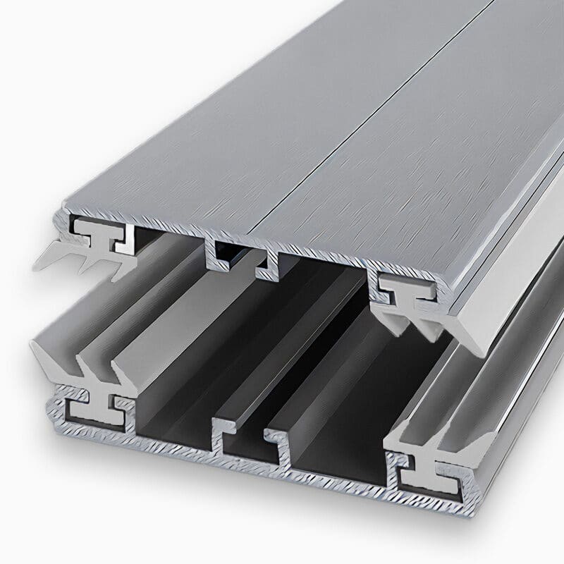 Doorschroef profiel aluminium - voor kanaalplaten