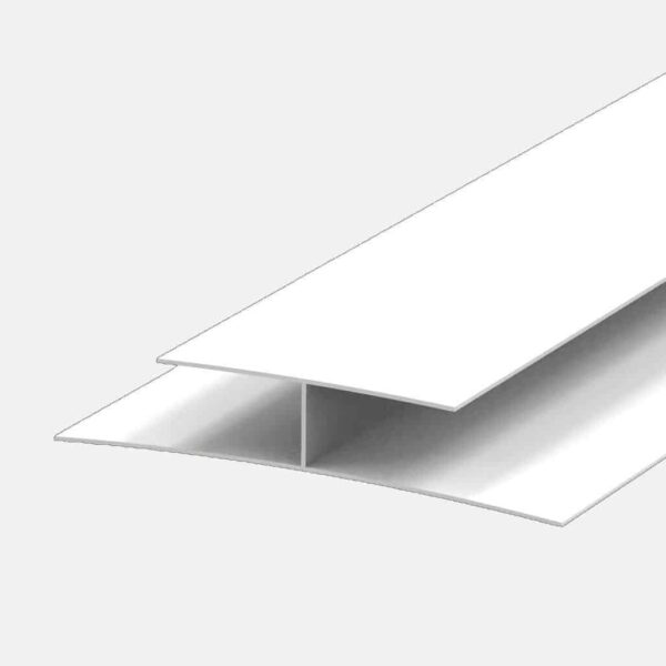 H-profiel voor PVC panelen 16/250 | wit | 6000 mm
