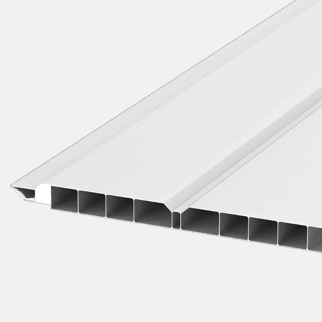 PVC panelen | dak- en wandpanelen | wit - 16/250